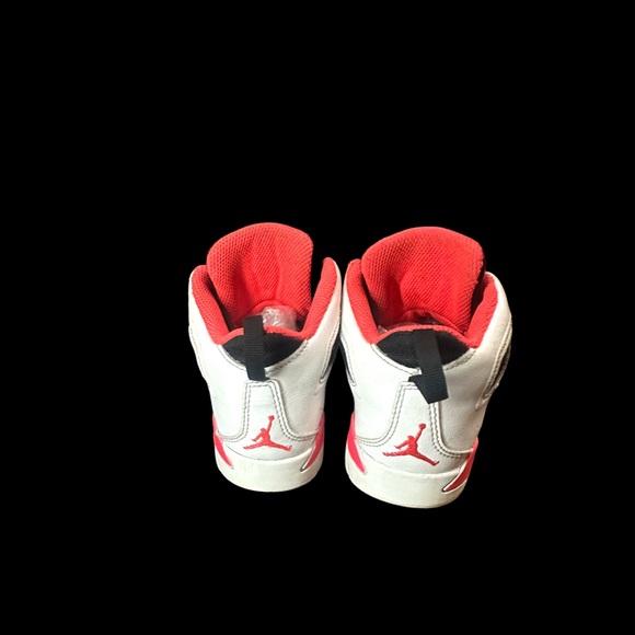Jordan Flight Club 91 White Infrared Basketball Sneakers - Picture 7 of 8